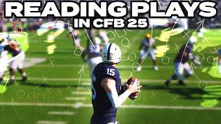 Former NFL QB teaches you HOW TO READ PLAYS in CFB 25