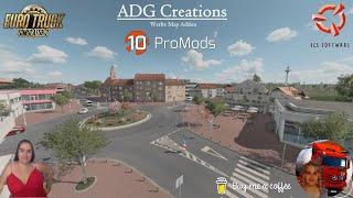 Euro Truck Simulator 2 1.50 Werlte Map Addon for Promods v2.1 by ADG Creations + DLCs & Mods