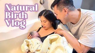 MY RAW & REAL BIRTH VLOG  Positive Labour & Delivery Water Birth natural & unmedicated