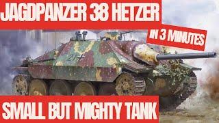 Jagdpanzer 38 Hetzer Small but Mighty Tank Destroyer 3 minutes