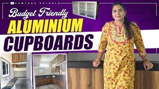 Price? waterproof? pest proof? Aluminium Cupboards Home Interiors  Zindagi Unlimited Telugu Vlogs