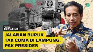 PR Infrastruktur Jokowi Masih Banyak Lihat Saja Konten-Konten Truk di Luar Jawa  Narasi Explains