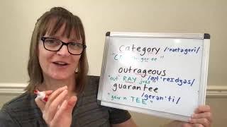 How to Pronounce Category Outrageous and Guarantee