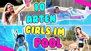 10 ARTEN MÄDCHEN im POOL  Diese Mädels habt ihr alle schon mal im Pool getroffen  Alles Ava