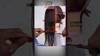 SHORT LAYER HAIRCUT #haircuttutorial #hairtutorial #diy #hair #shortvideo #layeredhaircut