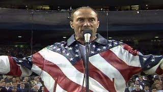 2001 WS Gm4 Lee Greenwood sings God Bless the USA