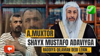 Abror muxtor aliy oziga-ozi raddiya qildi