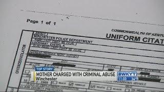Mother charged with criminal abuse