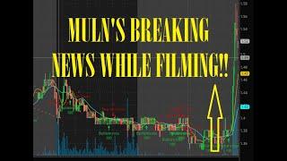 MULN STOCK TA - BREAKING NEWS WHILE FILMING. OVER $15M VEHICLE PURCHASE AGREEMENT