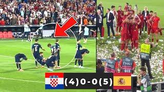 Luka Modric sad reaction to Croatia vs Spain penalty shootout