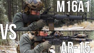 Vietnam M16A1 vs Modern AR-15