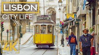 LISBON - City Life & Landmarks - Beautiful Capital of Portugal in 4K  Traveling around Europe