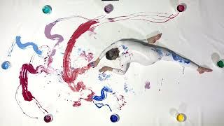 Color Splash- BODY MEDIUM Performance Painting by Annika Rhea