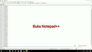 Trik menambah tanda titik dua pada ratusan data excel menggunakan notepad++