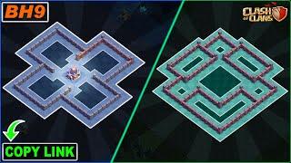 New Best BH9 Base Stage 1 & Stage 2  BH9 Base Link After Update 2023 - Clash of Clans