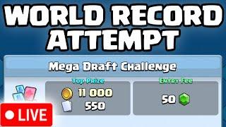 MEGA DRAFT CHALLENGE WIN STREAK WORLD RECORD ATTEMPT