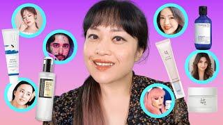 I tried influencers Korean skincare faves Cosrx Beauty of Joseon AD