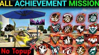 How To Complete All Achievement Mission  Free Emote Kaise Milega  Achievement Mission