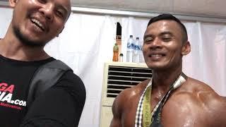 Binaraga Indonesia Aziz Taufiq Juara Di Kls Berat IFBB Bali merebutkan Pro Card 