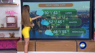 yanet garcia in a yellow tight skirt  5-13-19