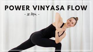 Power Yoga Vinyasa Flow  30 Min. Vinyasa Yoga für Fortgeschrittene  Yoga Ganzkörper Flow