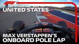 Max Verstappens Pole Lap  2021 United States Grand Prix  Pirelli
