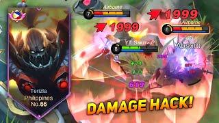 NEW UPDATE DAMAGE HACK TERIZLA BUILD AND EMBLEM SET THIS 2023 thanks moonton