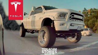 ULTIMATE ROLLING COAL ON TESLA COMPILATION  TESLACAM STORIES #98