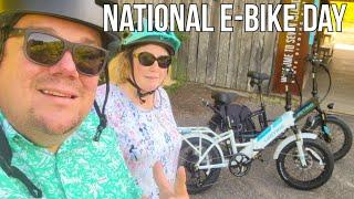 National E-bike Day Dawns New Lectric 3.0 Unboxing and Ride  Seven Islands State Birding Park