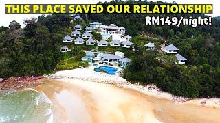 5-minute chalet tour Royale Chulan Cherating Beach - Pahang MALAYSIA TRAVEL VLOG & GUIDE