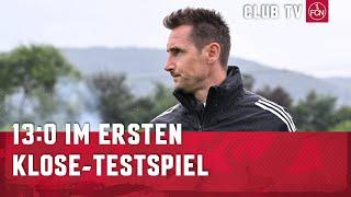 Kantersieg im Testspiel gegen Hersbruck  Highlights Testspiel  1. FC Hersbruck - 1. FC Nürnberg