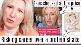 TikTok Dietician Risks Career Selling an Overpriced Protein Shake ‼️