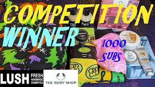 1000 SUBSCRIBER COMPETITION WINNERLUSH & THE BODY SHOP