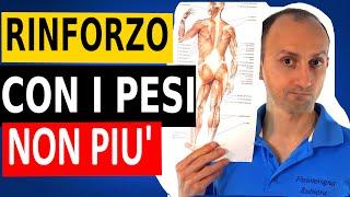 Rinforzo Con i Pesi Per Guarire? Non Più