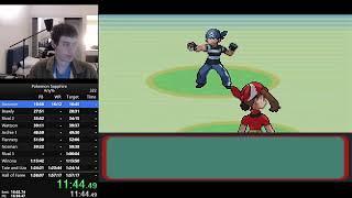 Pokemon Sapphire Any% Glitchless in 15650 Current World Record