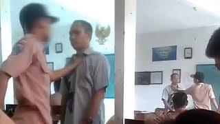 Viral Tidak Terima Ditegur Merokok di Dalam Kelas Seorang Siswa SMP Tantang Gurunya Berkelahi