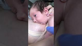 Baby helps to clear clogged milk duct