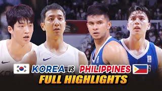 GAME 1 GILAS PILIPINAS VS KOREA FULL HIGHLIGHTS  JUNE 17 2022  FIBA ASIA CUP PREPARATION
