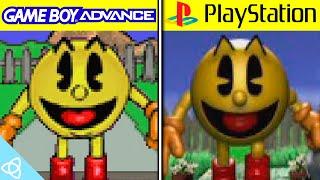 Pac-Man World - GBA vs. PS1  Side by Side