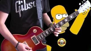 Guns N Roses - Patience Live Tokyo 92 Lead Solo Guitar Cover