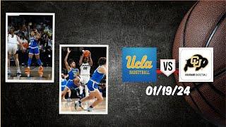 Full Game  UCLA vs Colorado - Jan 19 2024  womens basketball