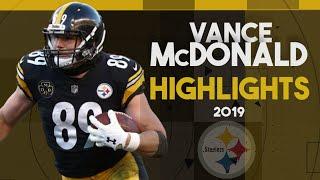 Vance McDonald Highlightsᴴᴰ 2019 Season  Pittsburgh Steelers Highlights  Vance McDonald Fantasy
