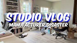 SMALL BUSINESS STUDIO VLOG #3  MANUFACTURE FAIL  BLING PENS  CASH BINDERS  BUDGETING