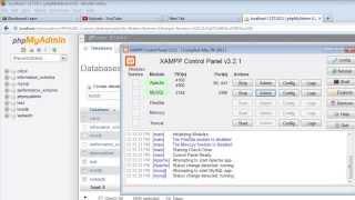 Connect to MySQL with PHP in XAMPP  Create a new database