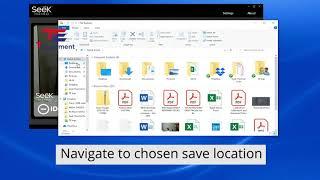 How to Export Temperature Records from Seek Scan Software