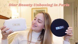 Dior Beauty Unboxing in Paris Shopping at the flagship store and all the free products I was gifted