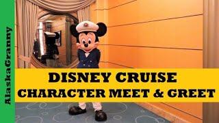 Disney Cruise Disney Character Meet & Greet...Disney Wonder
