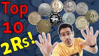 Value ₹3 Lakhs Top 10 सबसे कीमती 2 Rs Coins  Most Valuable 2 Rs Coins  2 Rupees Rarest Coins