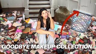 THROWING AWAY MY MAKEUP COLLECTION 2024... lets get rid of everything