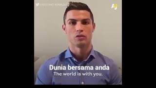 Message from Cristiano Ronaldo for Syria